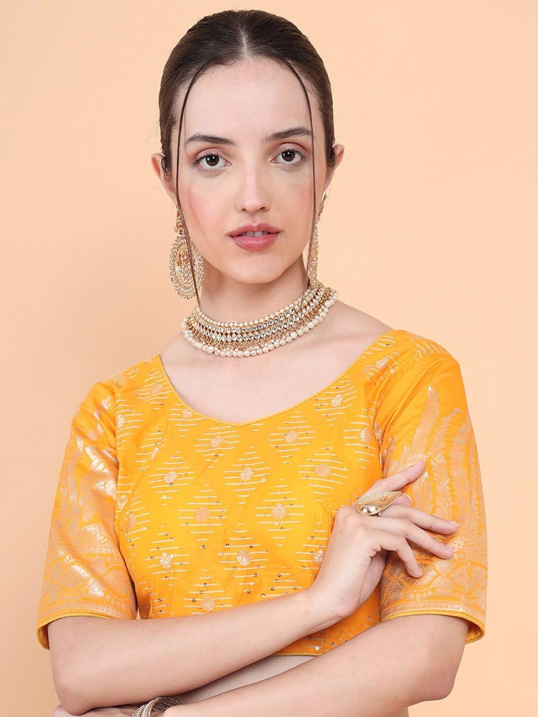 mimosa-woven-design-saree-readymade-blouse