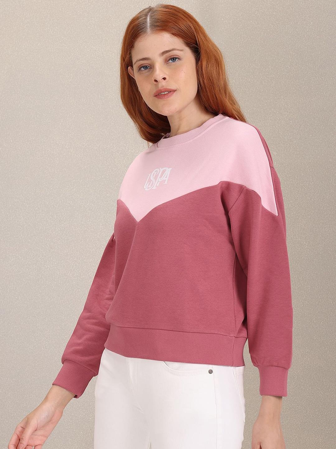 u.s.-polo-assn.-women-pink-colourblocked-sweatshirt