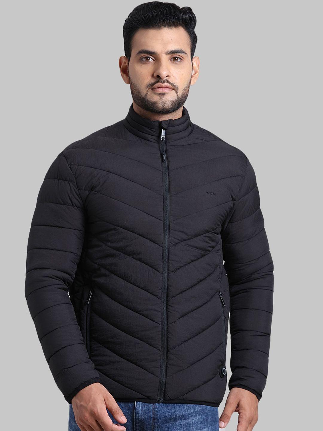 colorplus-men-black-longline-padded-jacket