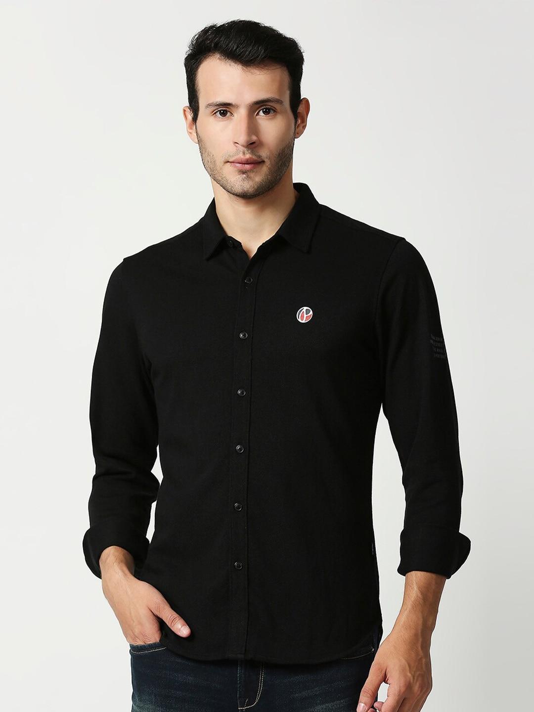 pepe-jeans-men-black-casual-cotton-shirt
