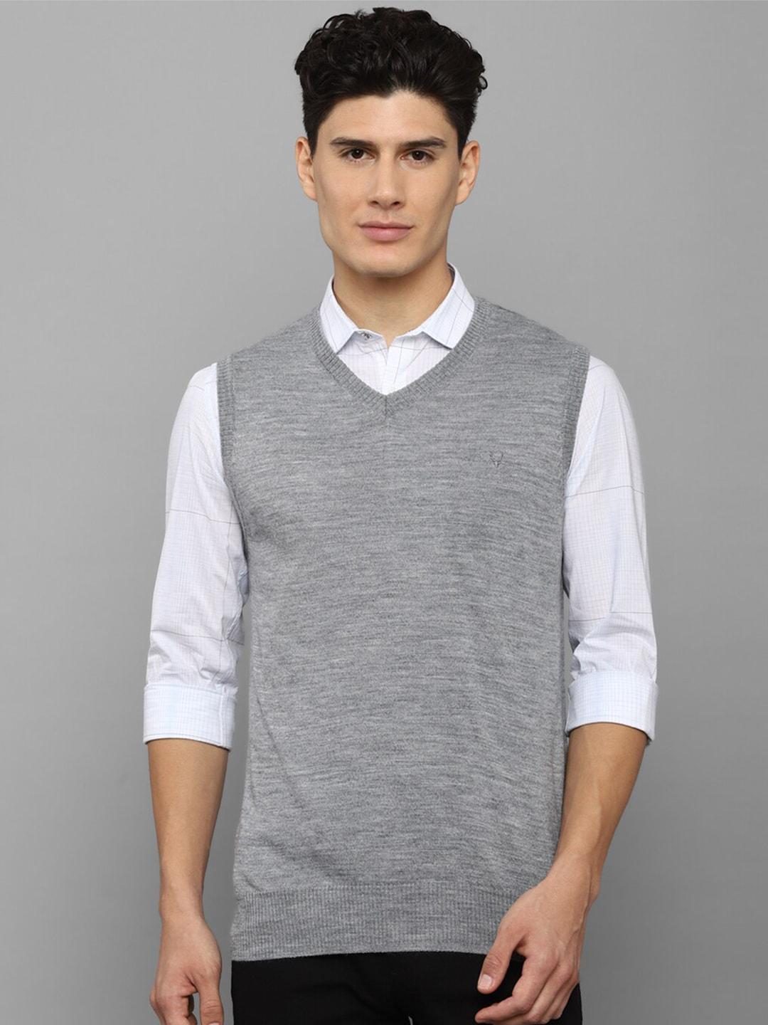 allen-solly-men-grey-&-white-sweater-vest