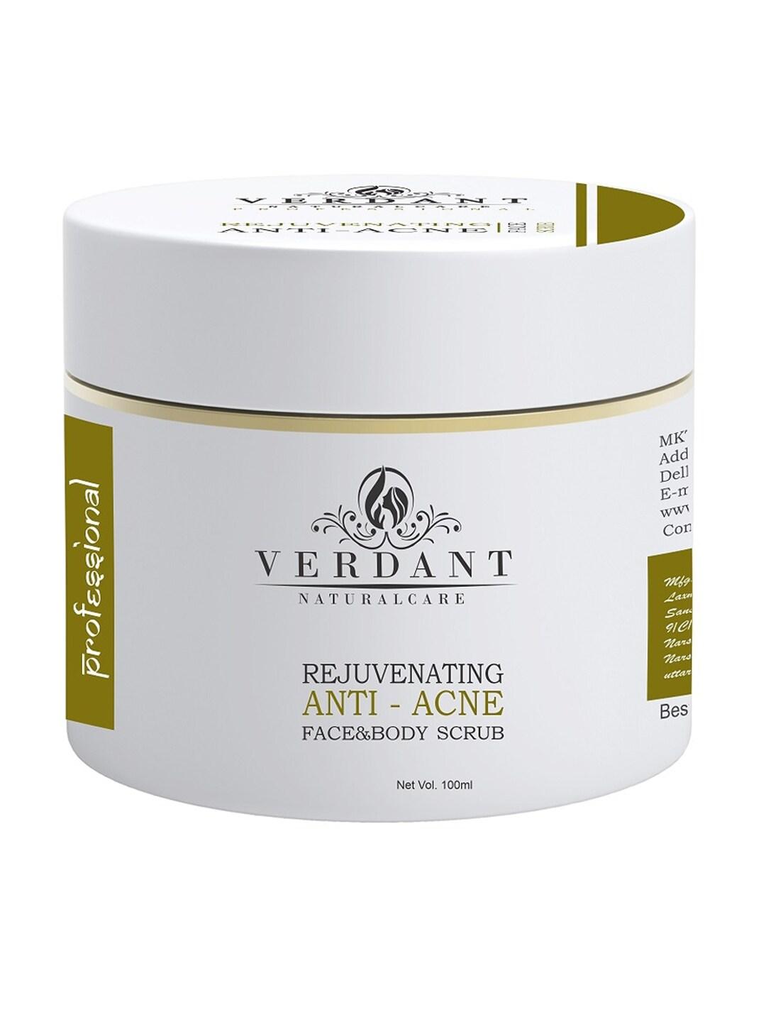 Verdant Natural Care Rejuvenating Anti-Acne Face & Body Scrub 100 ml
