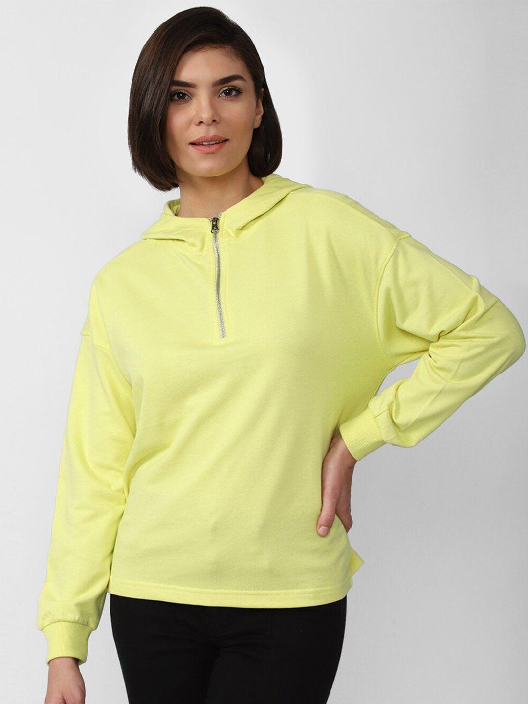 forever-21-women-yellow-hooded-sweatshirt