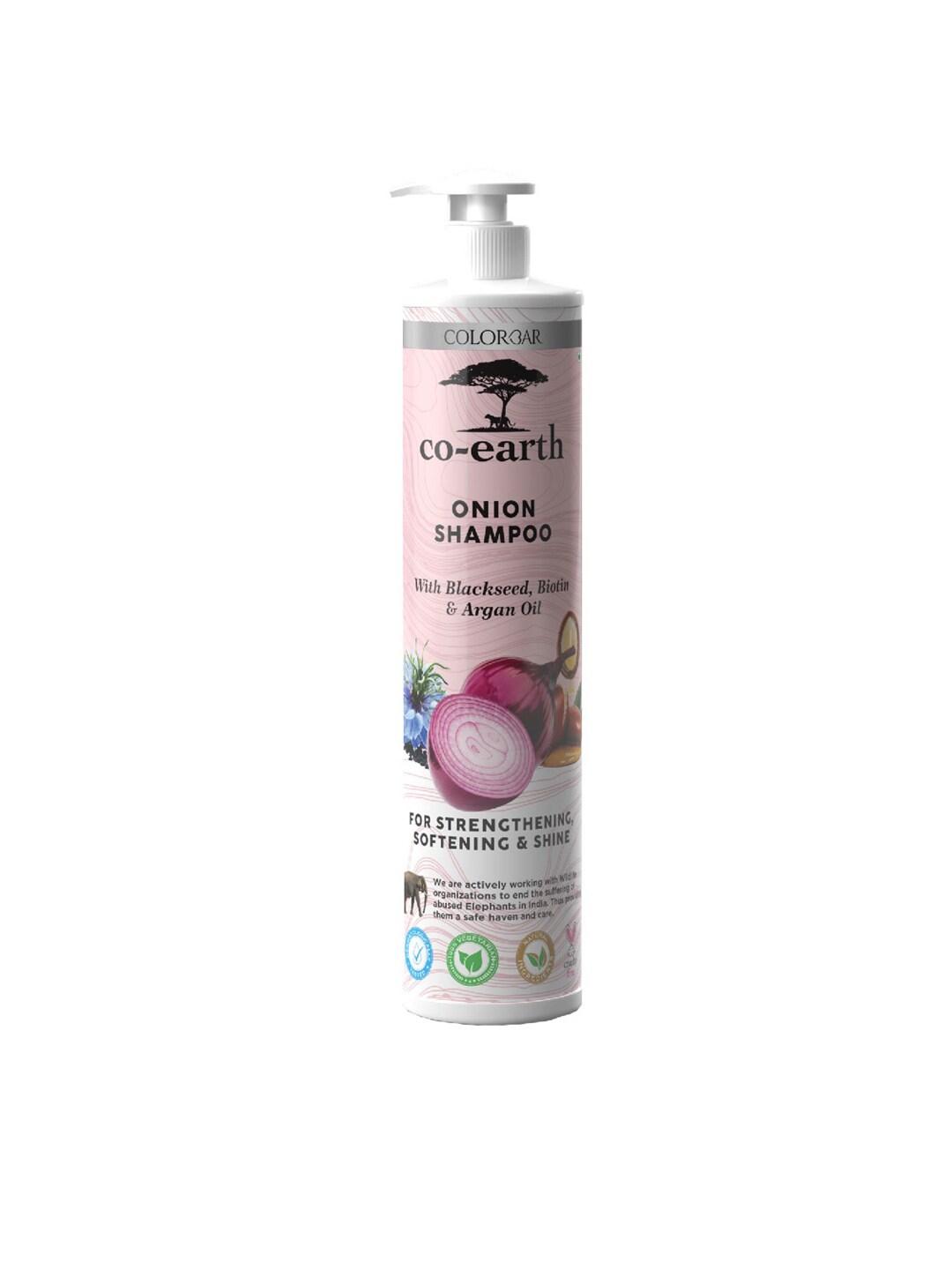Colorbar Co-Earth Onion Shampoo with Argan Oil & Blackseed - 300 ml