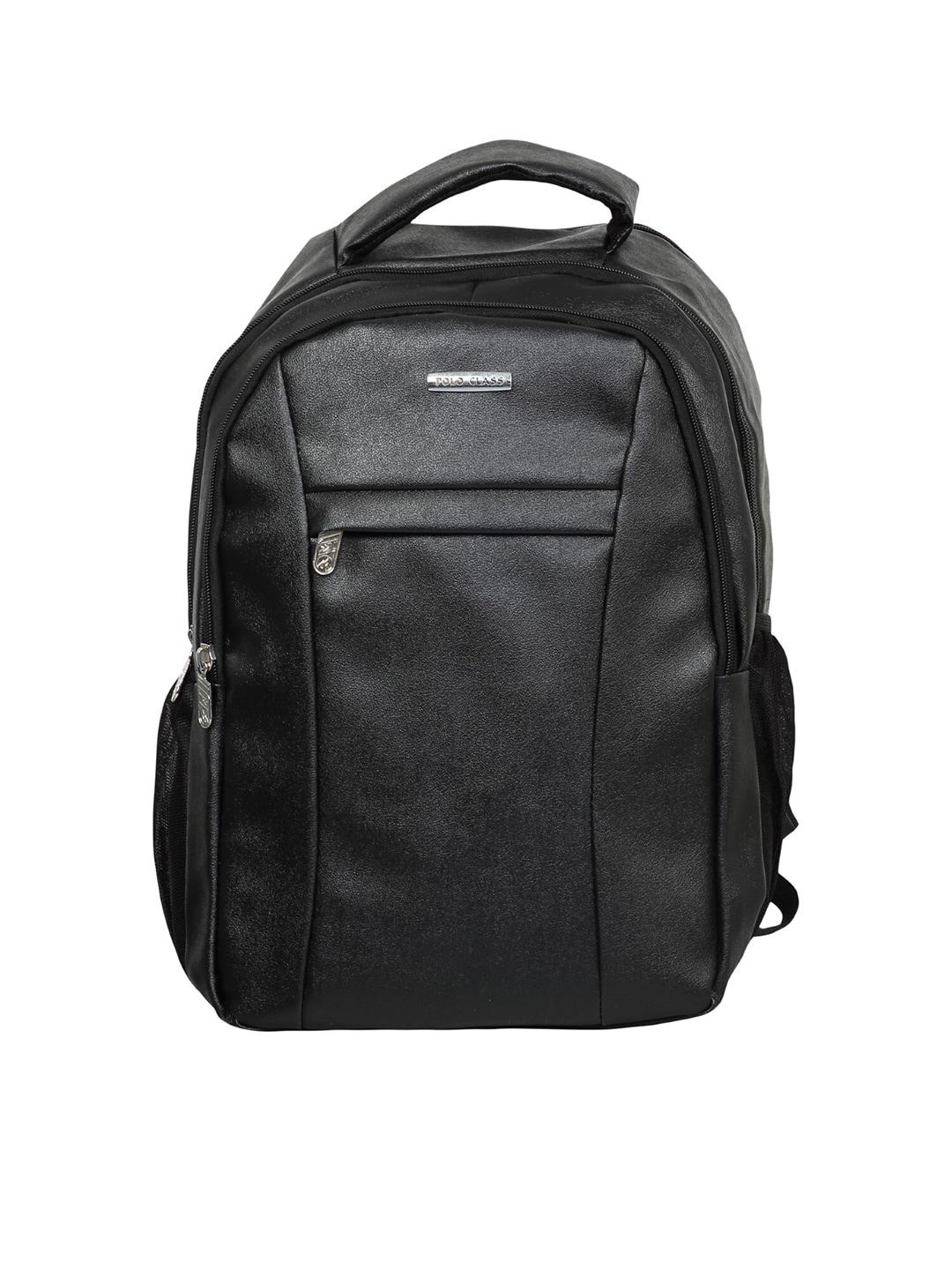 Polo Class Unisex Kids Black PU Laptop Bag