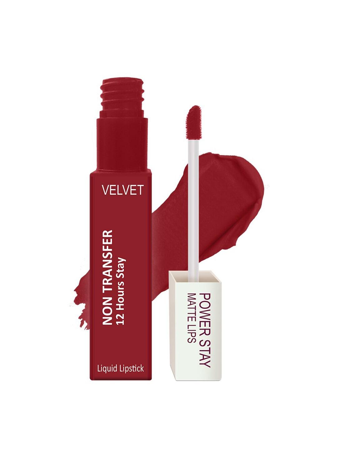 ForSure Red 12 Hours Stay Waterproof Liquid Matte Lipstick- 5 ml Iconic Red