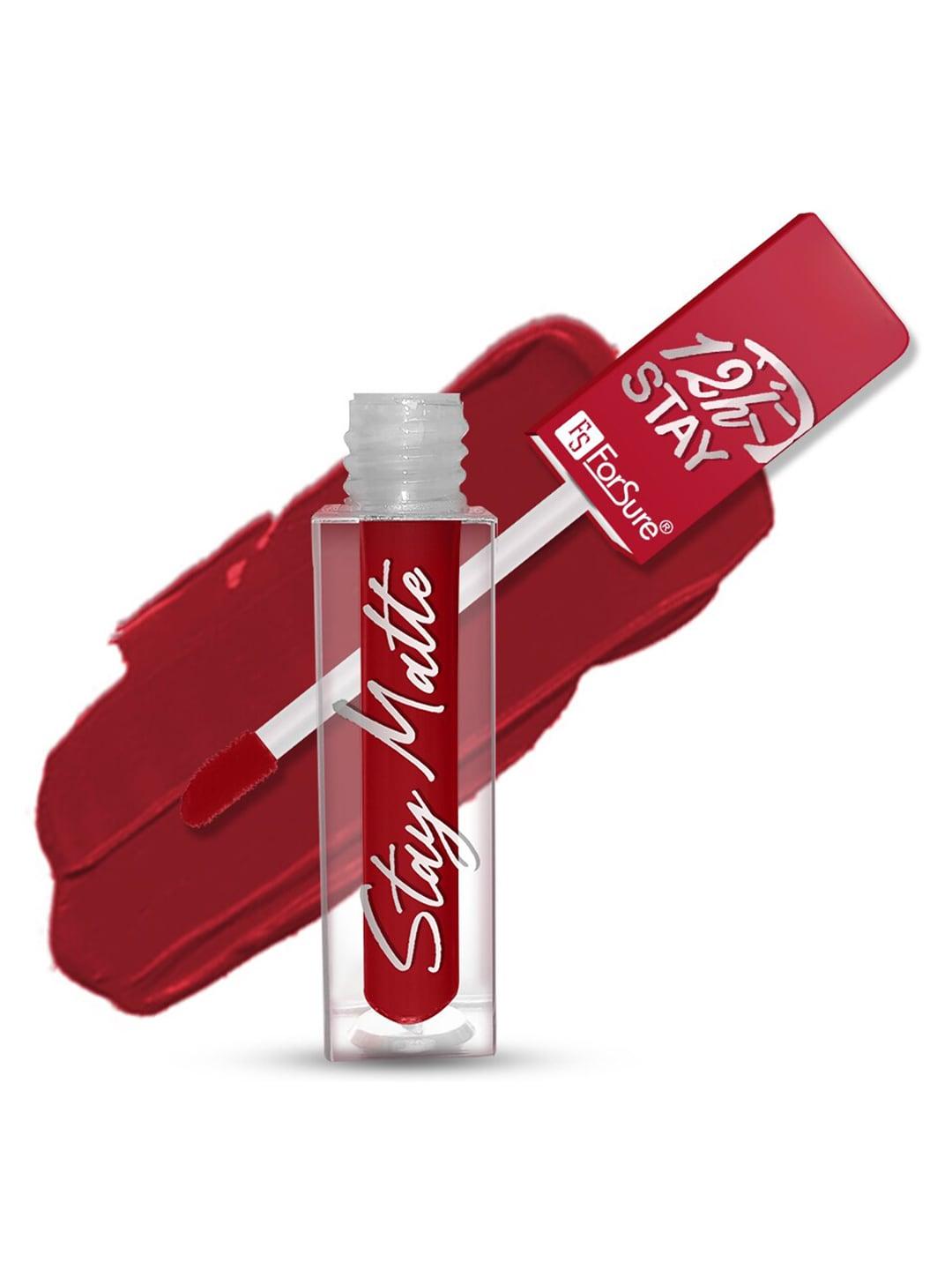 ForSure Waterproof Liquid Matte Mini Lipstick 2.5 ml- Crimson Red
