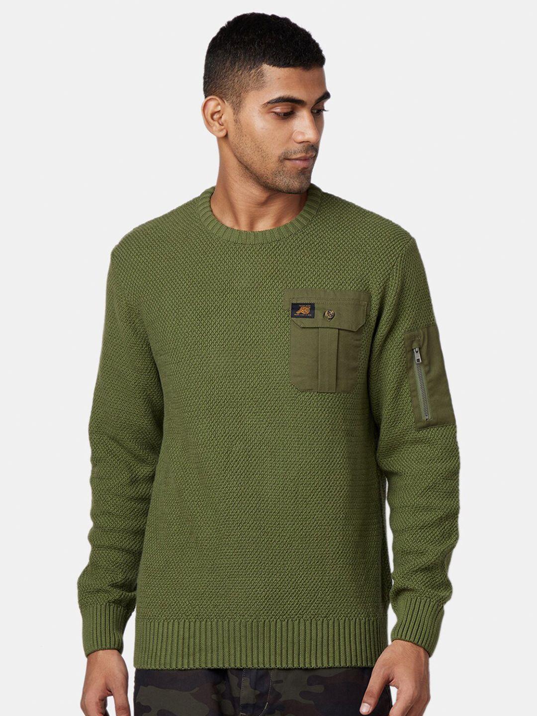 royal-enfield-men-olive-green-military-pullover