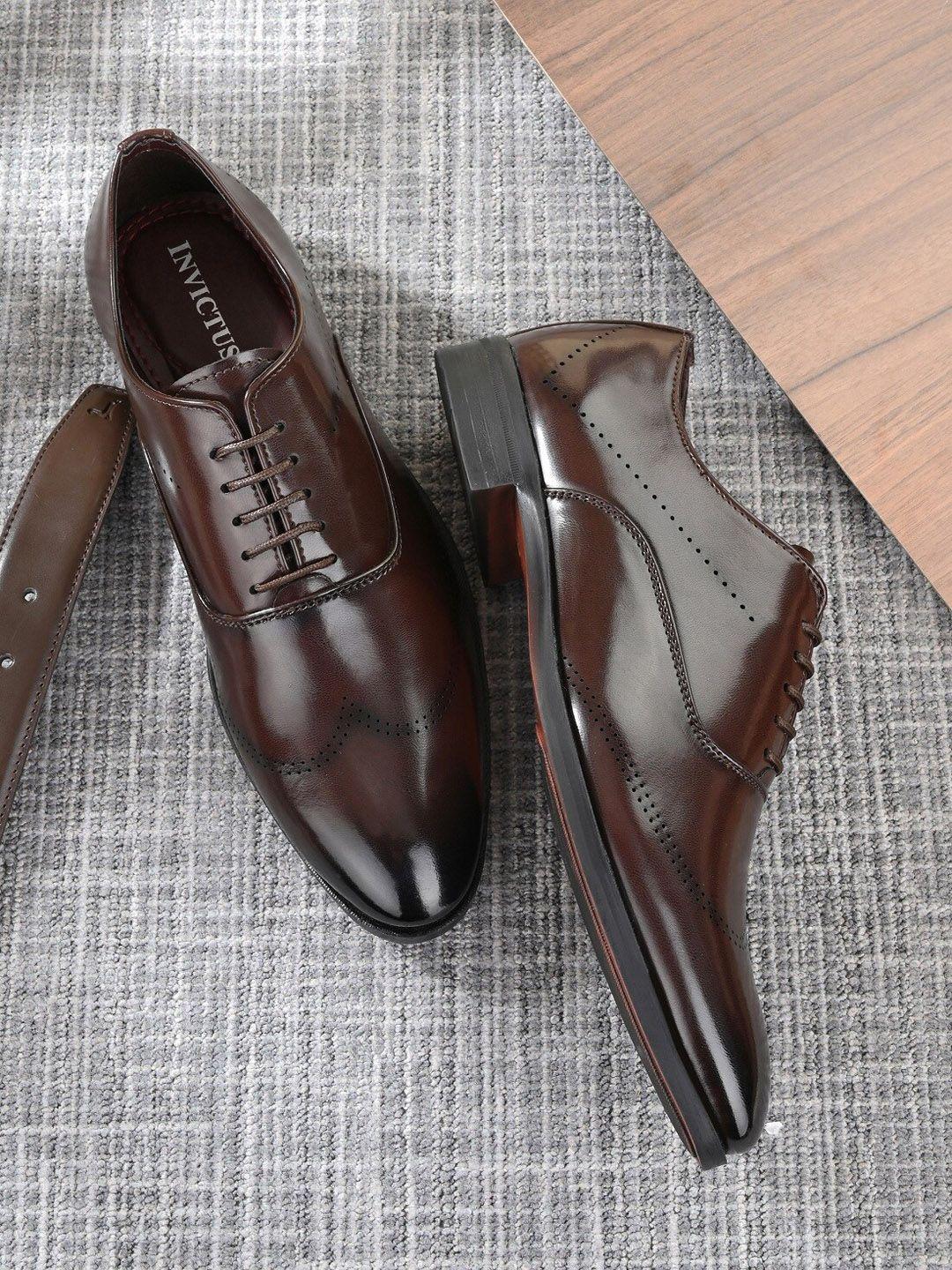 invictus-men-brown-solid-formal-lace-up-derby