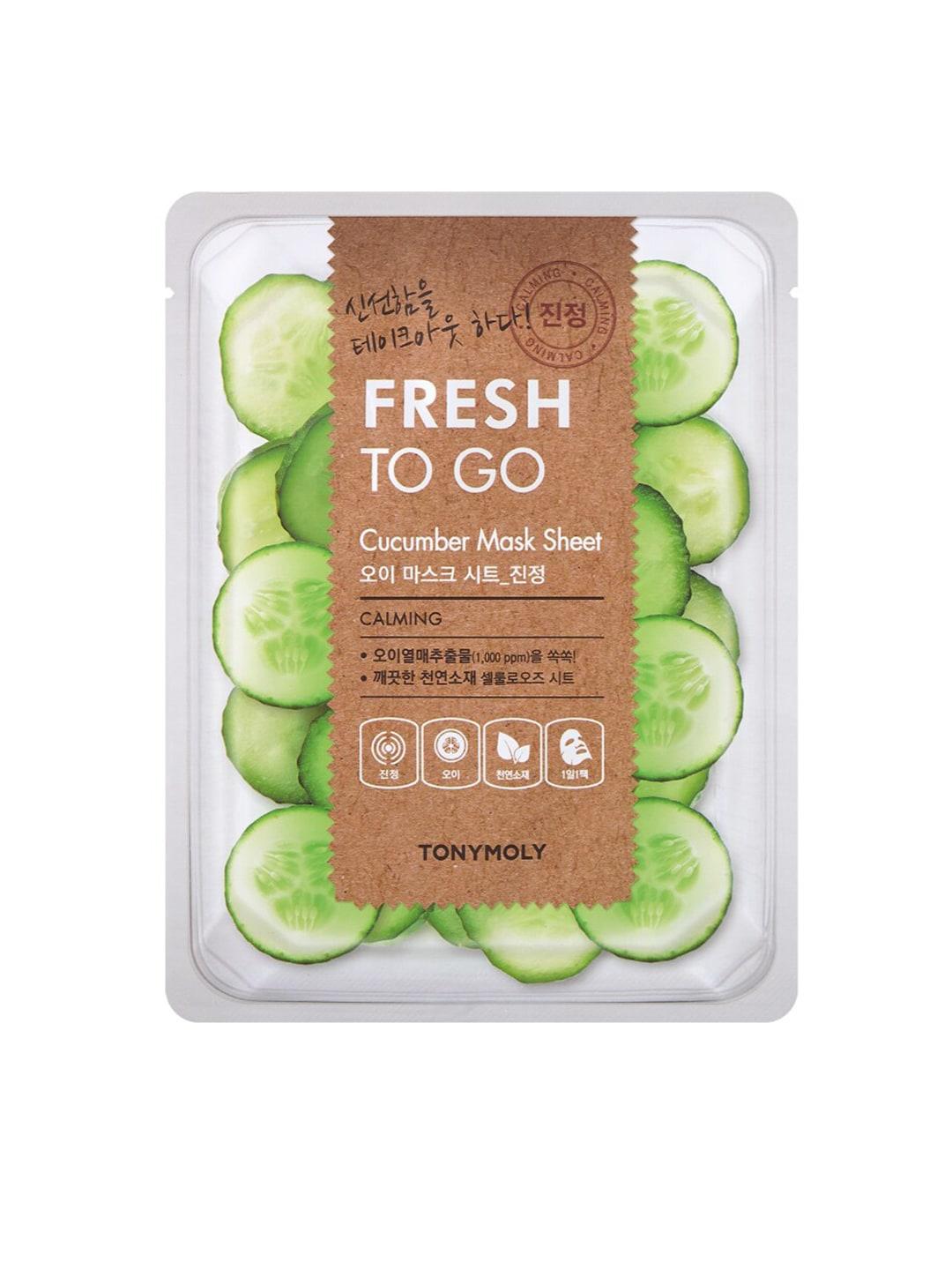 TONYMOLY Green Fresh To Go Cucumber Mask Sheet- 20 g