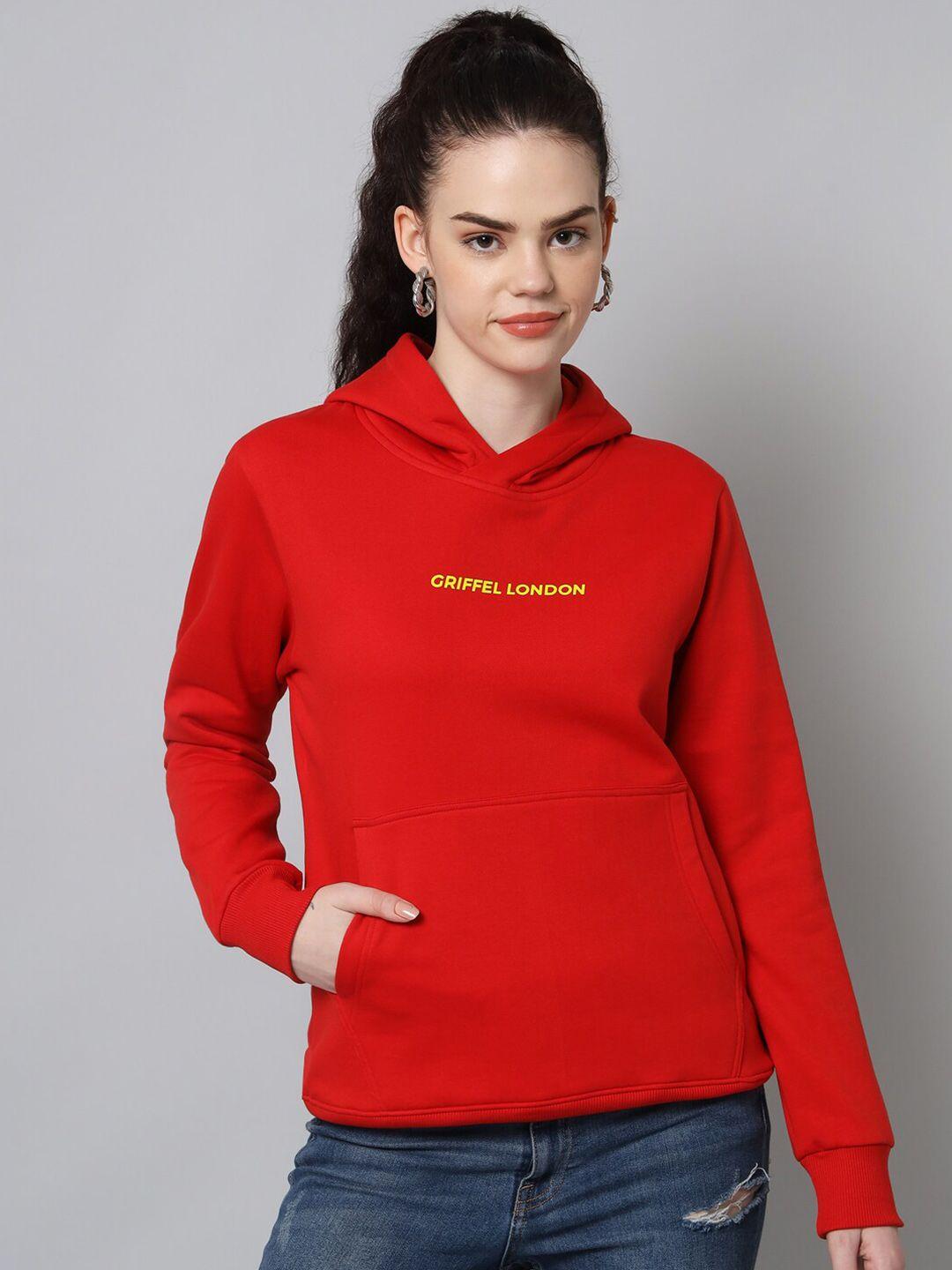 griffel-women-red-hooded-sweatshirt