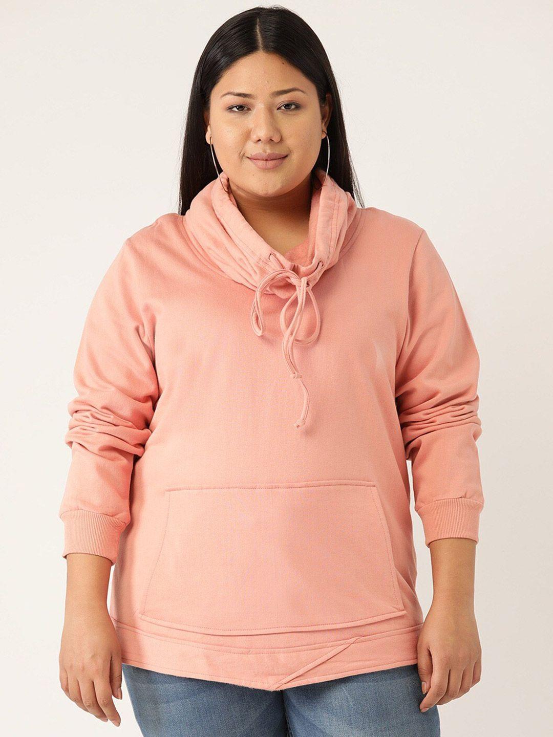 therebelinme-women-pink-hooded-sweatshirt