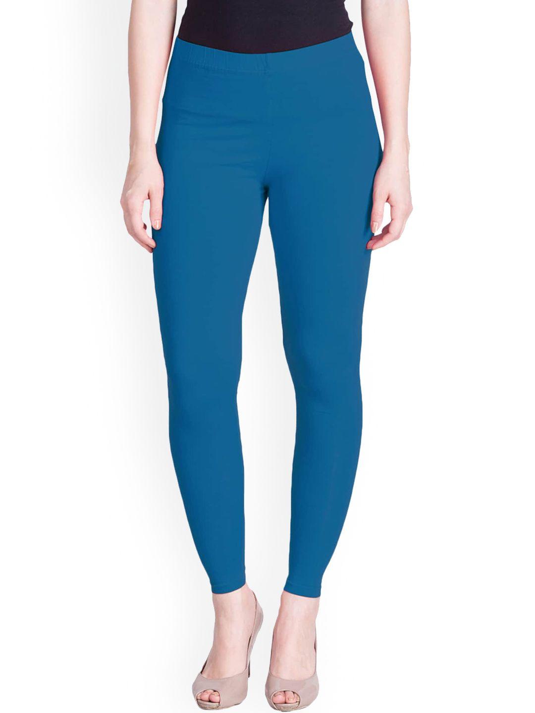 lyra-women-blue-solid-ankle-length-leggings