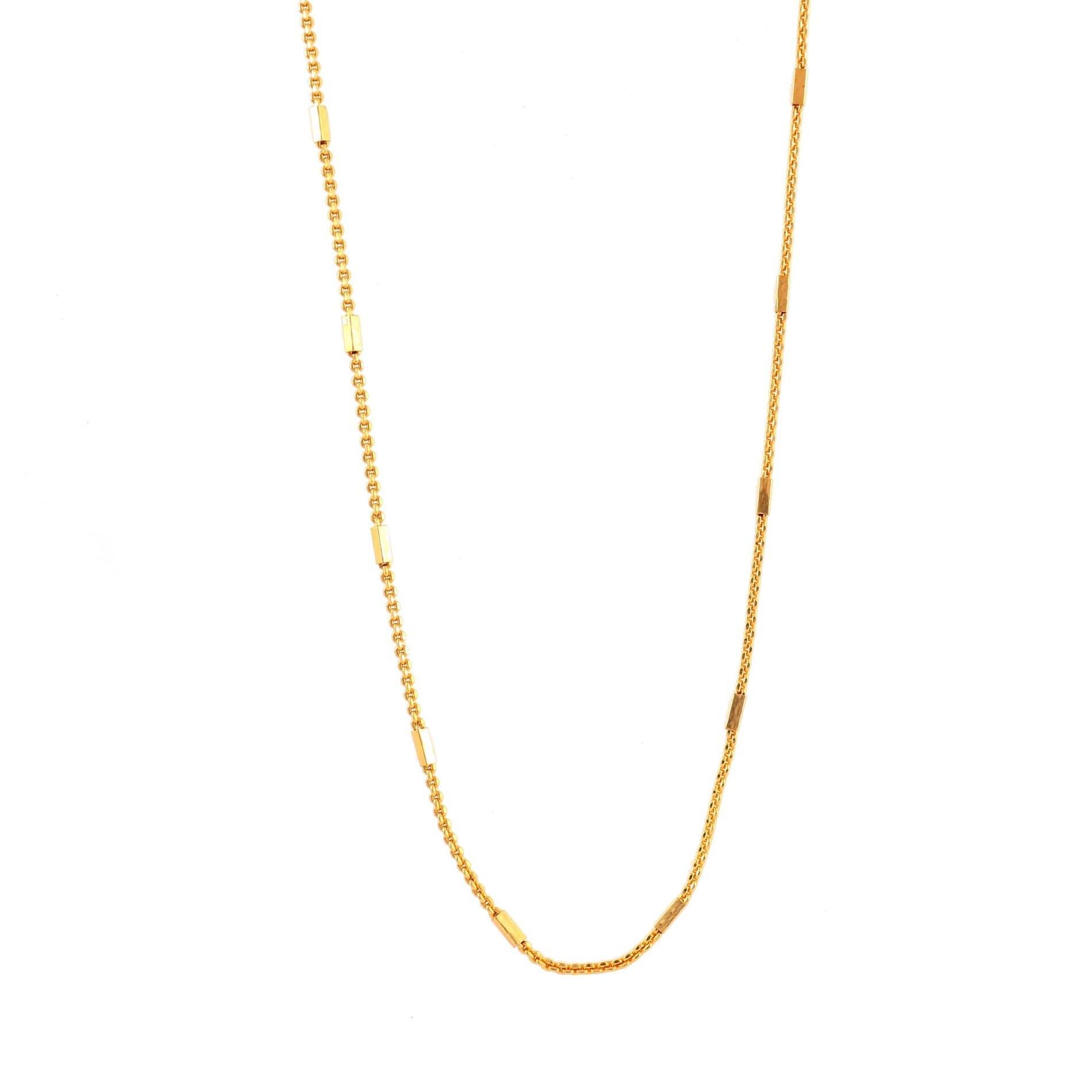 Jewar Mandi Unisex Gold-Toned Gold-Plated Antique Chain