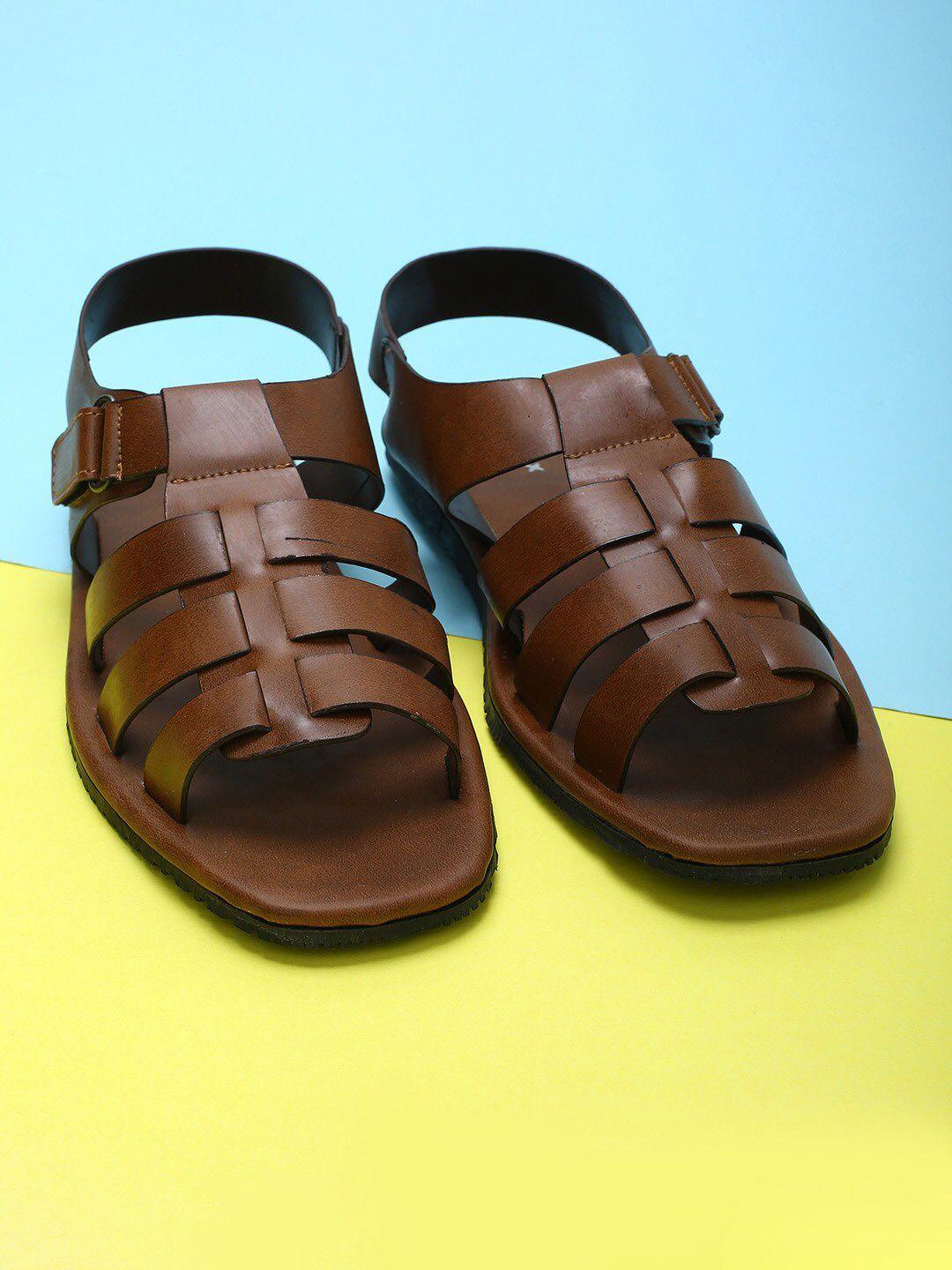 max Men Tan Comfort Sandals