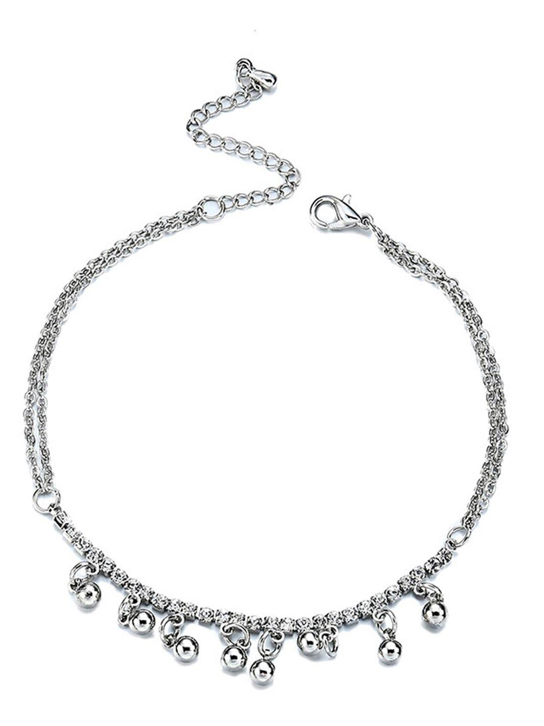 young-&-forever-women-silver-plated-dainty-anklet