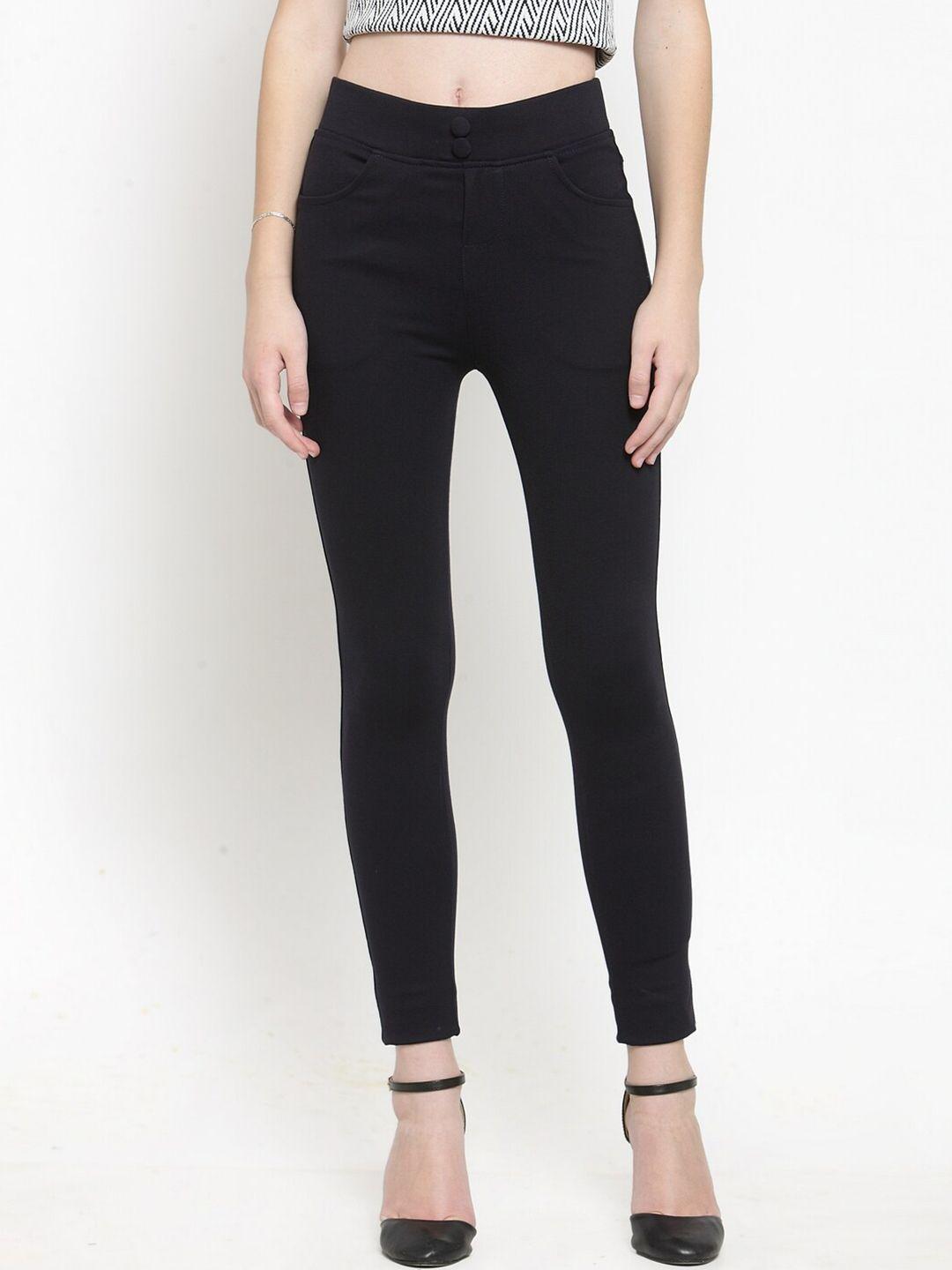clora-creation-women-navy-blue-solid-skinny-fit-jeggings