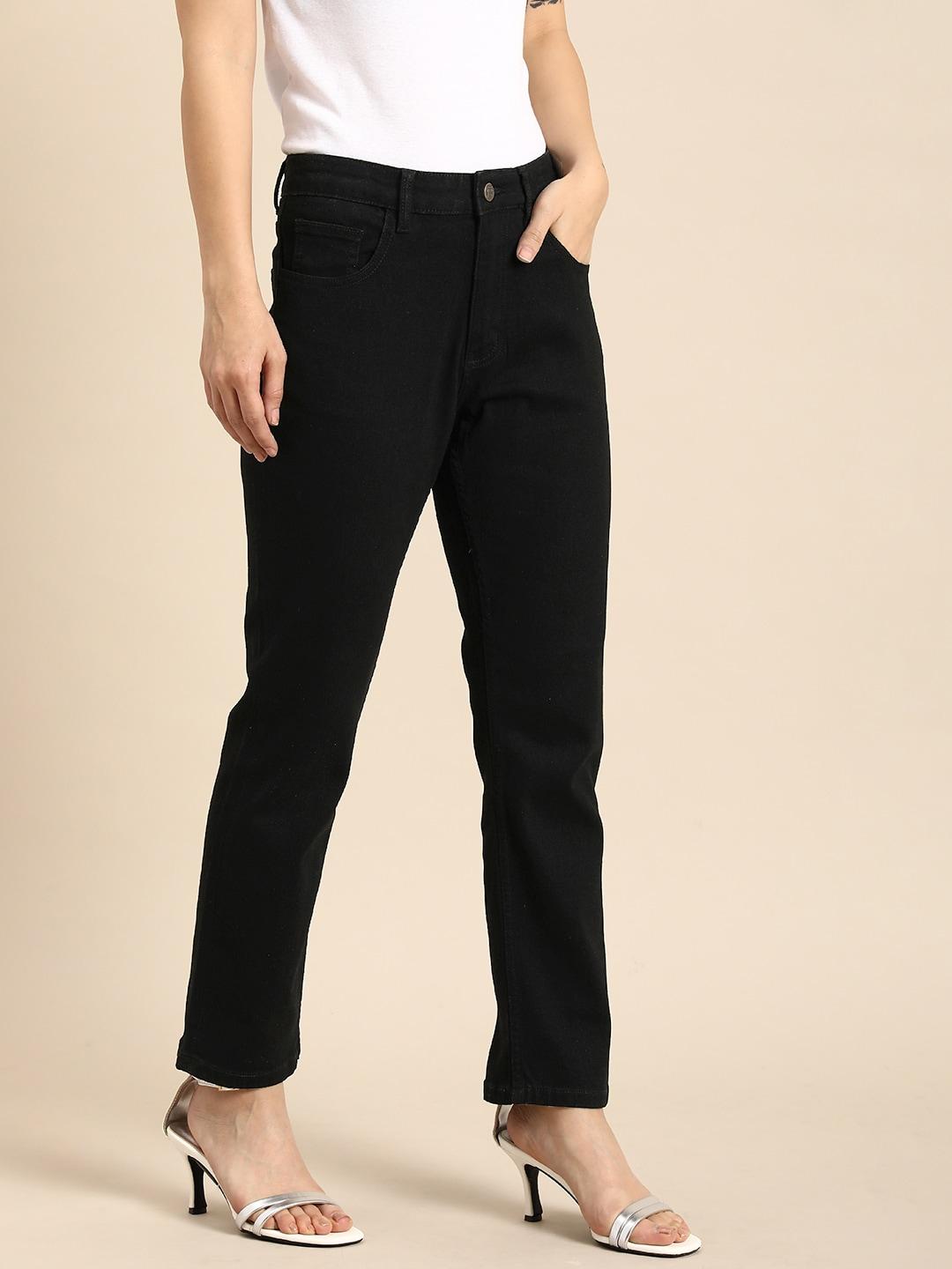 all about you Women Mid-Rise Straight Fit Stretchable Jeans