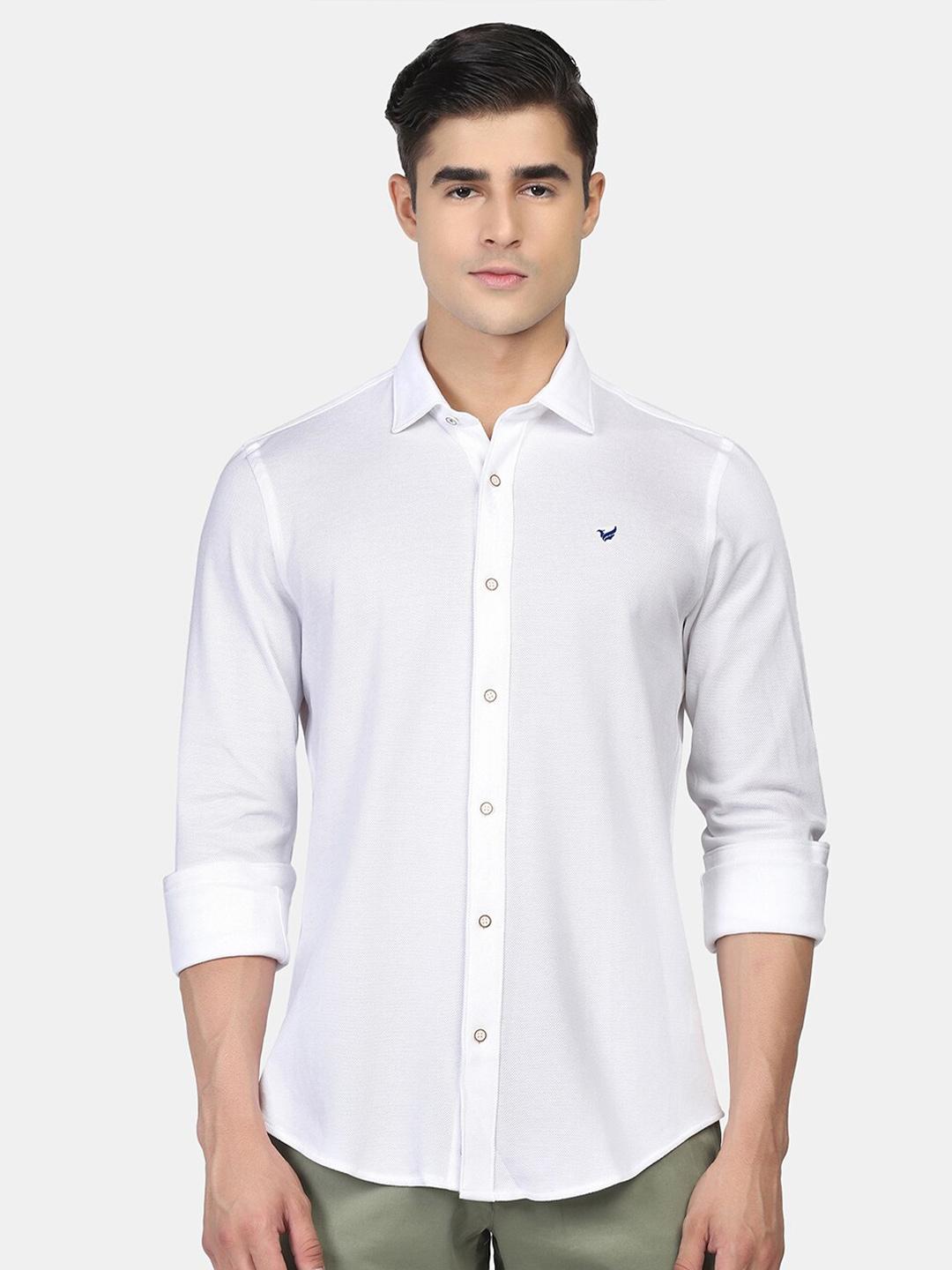 blackberrys-men-white-solid-cotton-slim-fit-casual-shirt