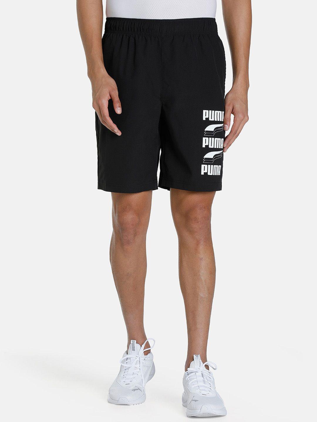 Puma Men Black Rebel Shorts