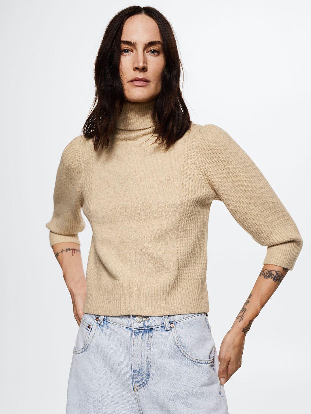 mango-women-beige-turtle-neck-sustainable-sweater