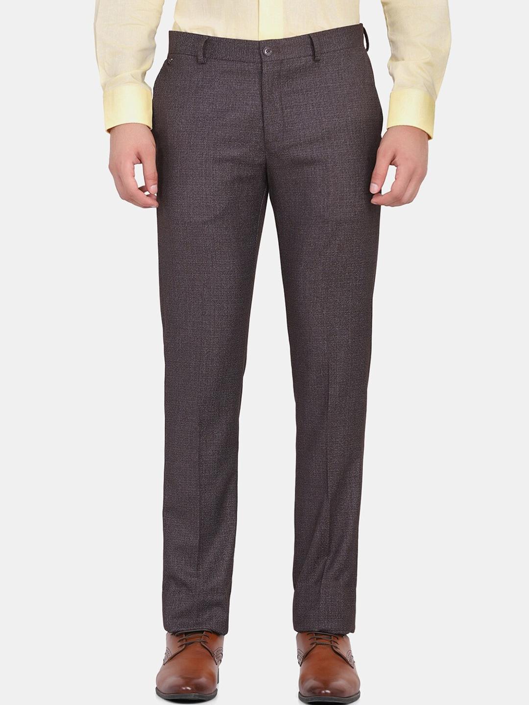 blackberrys-men-brown-slim-fit-low-rise-trousers