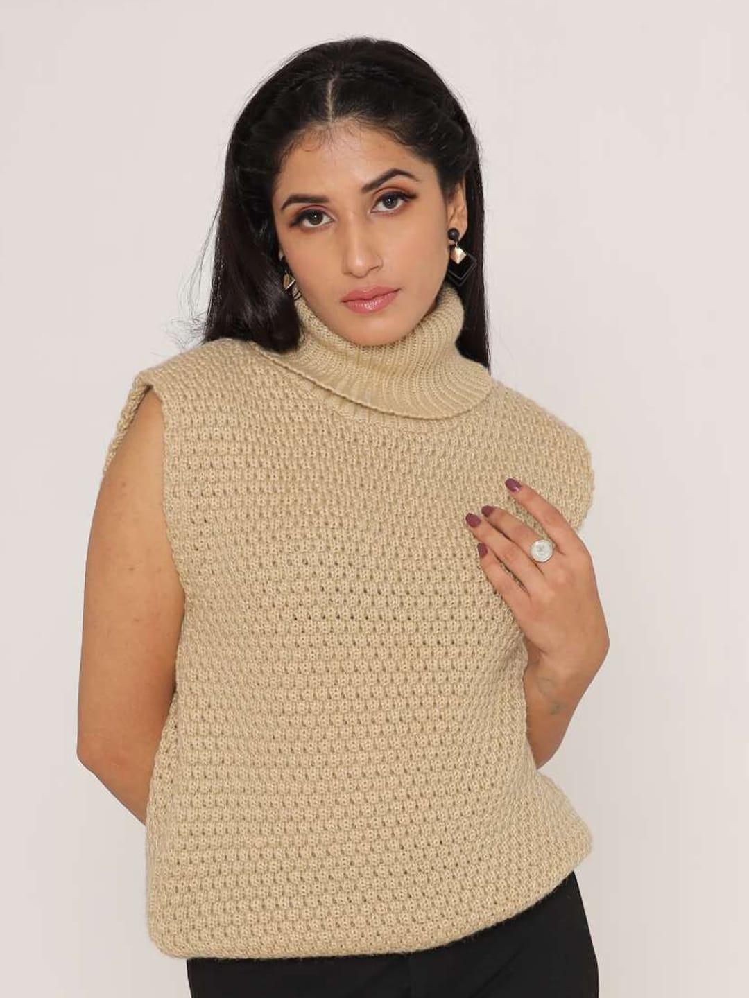 kasma-women-rust-cable-knit-sweater-vest