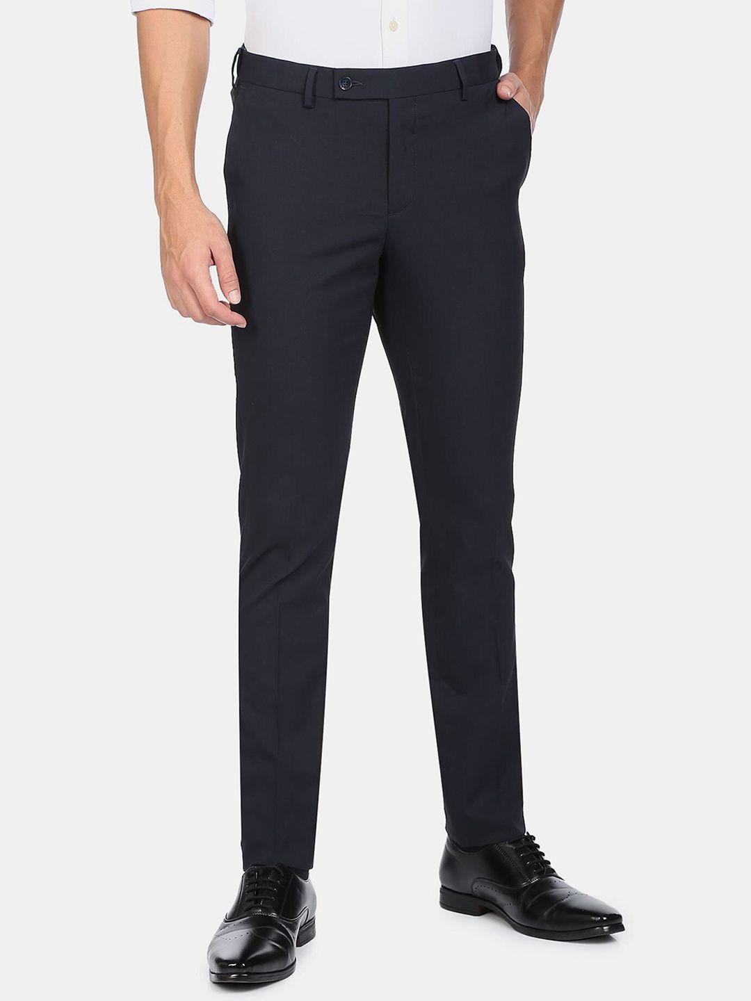 arrow-men-navy-blue-solid-autoflex-formal-trousers