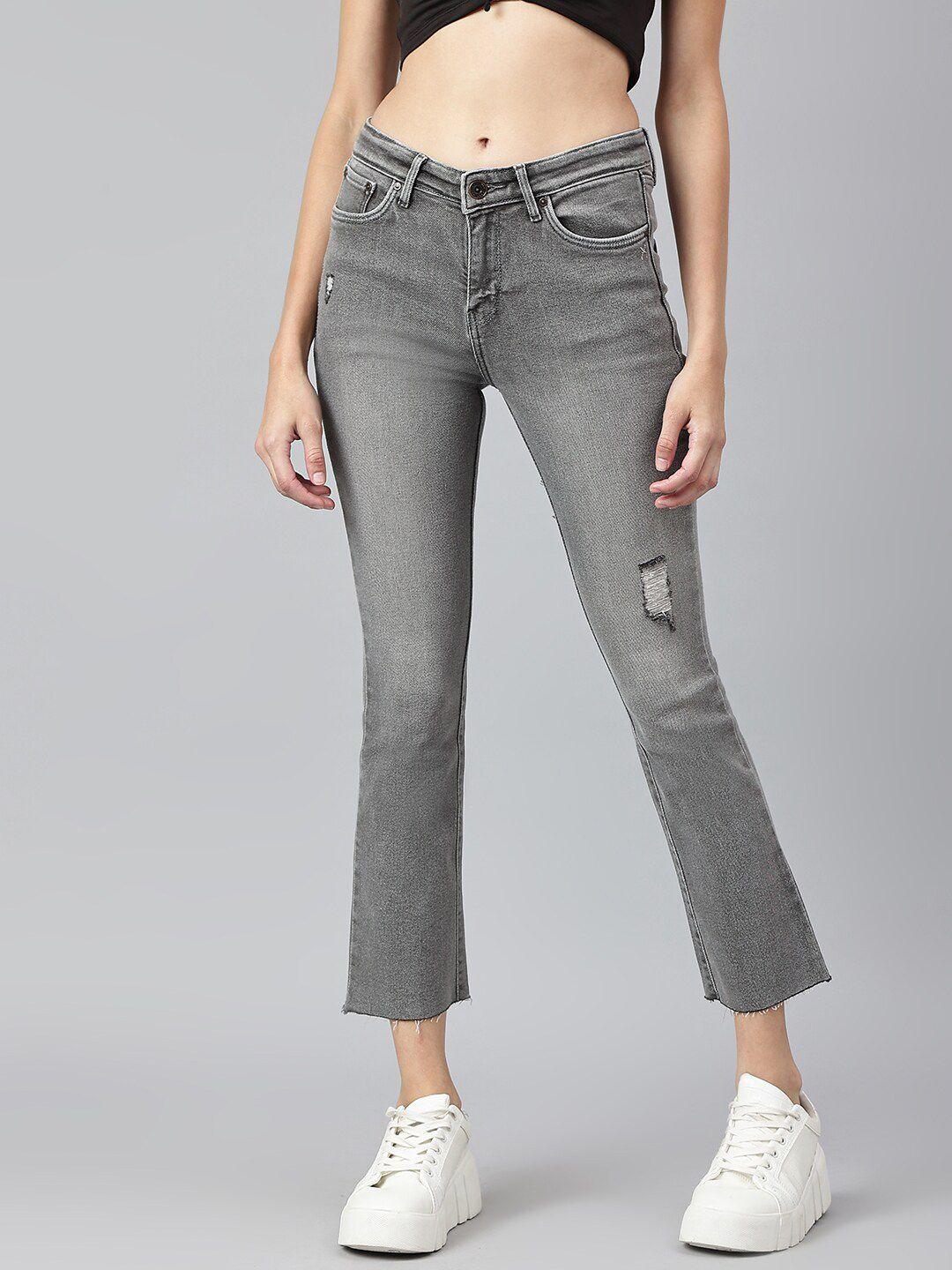 xpose-women-grey-comfort-bootcut-high-rise-low-distress-light-fade-stretchable-jeans