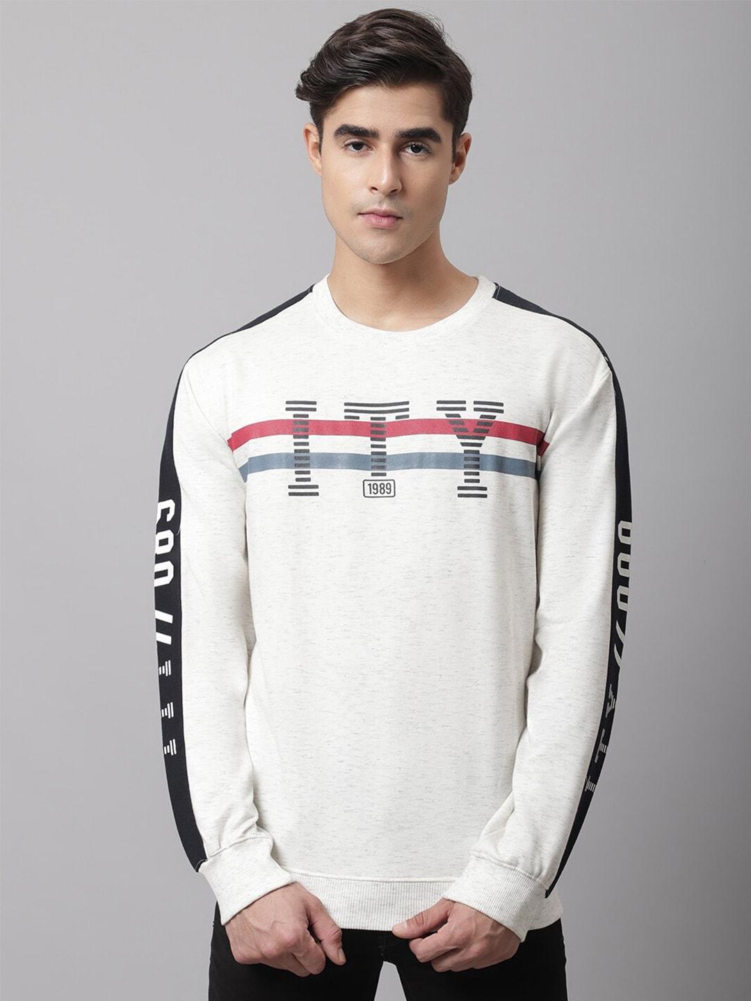 cantabil-men-off-white-printed-fleece-sweatshirt