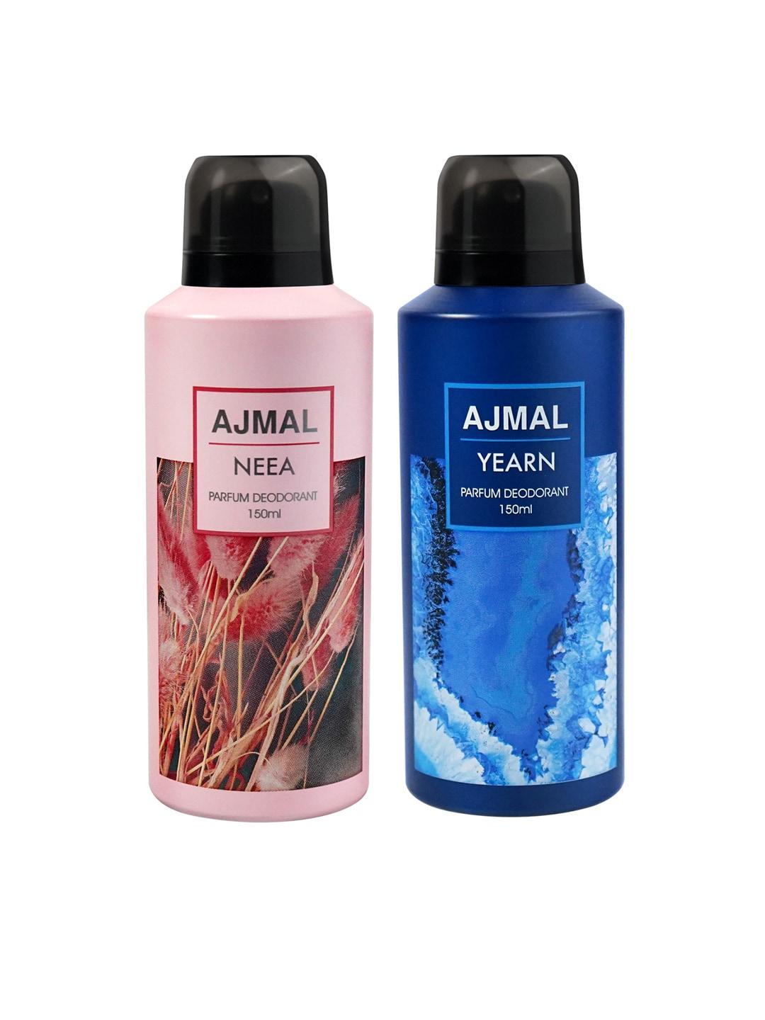 Ajmal Set of 2 Neea & Yearn Long Lasting Perfume Deodorant - 150 ml each