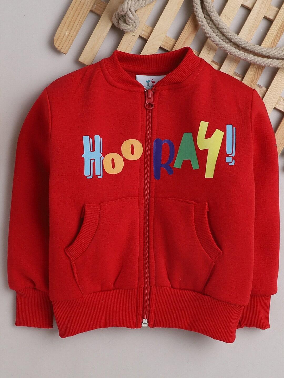 knitting-doodles-unisex-kids-red-typography-printed-fleece-sweatshirt