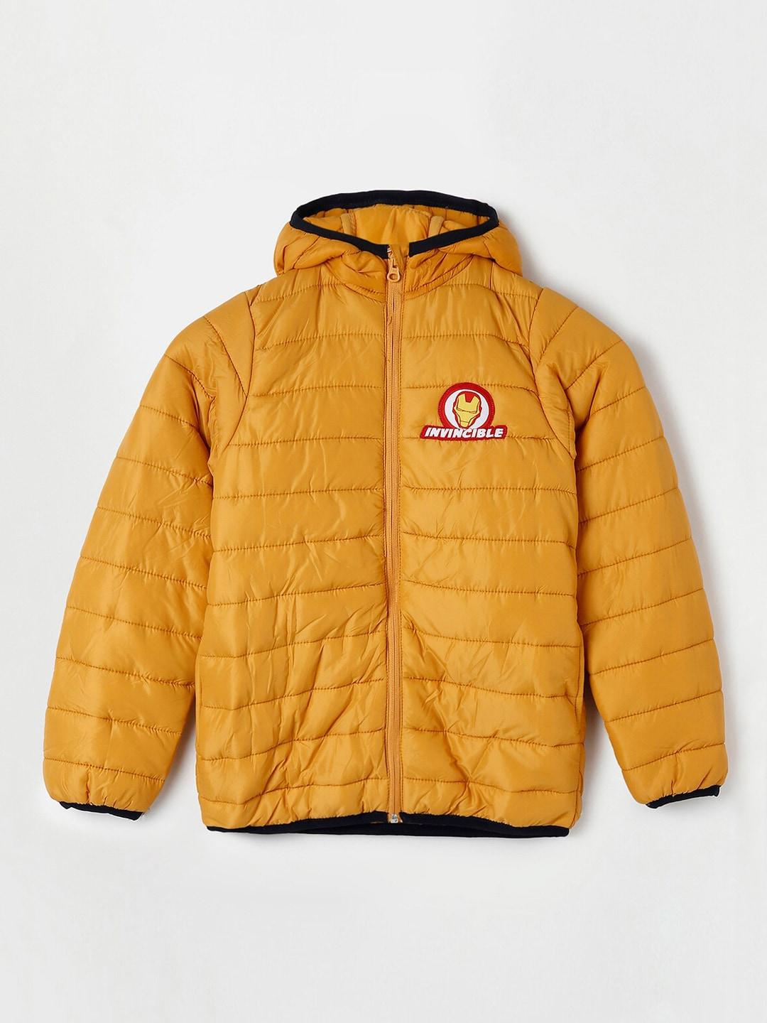 Fame Forever by Lifestyle Boys Mustard Lightweight Puffer Jacket