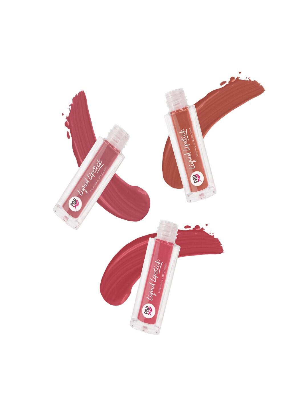 MyGlamm Pack Of 3 POPxo Makeup Homegirls Liquid Lipstick 1.5 gm