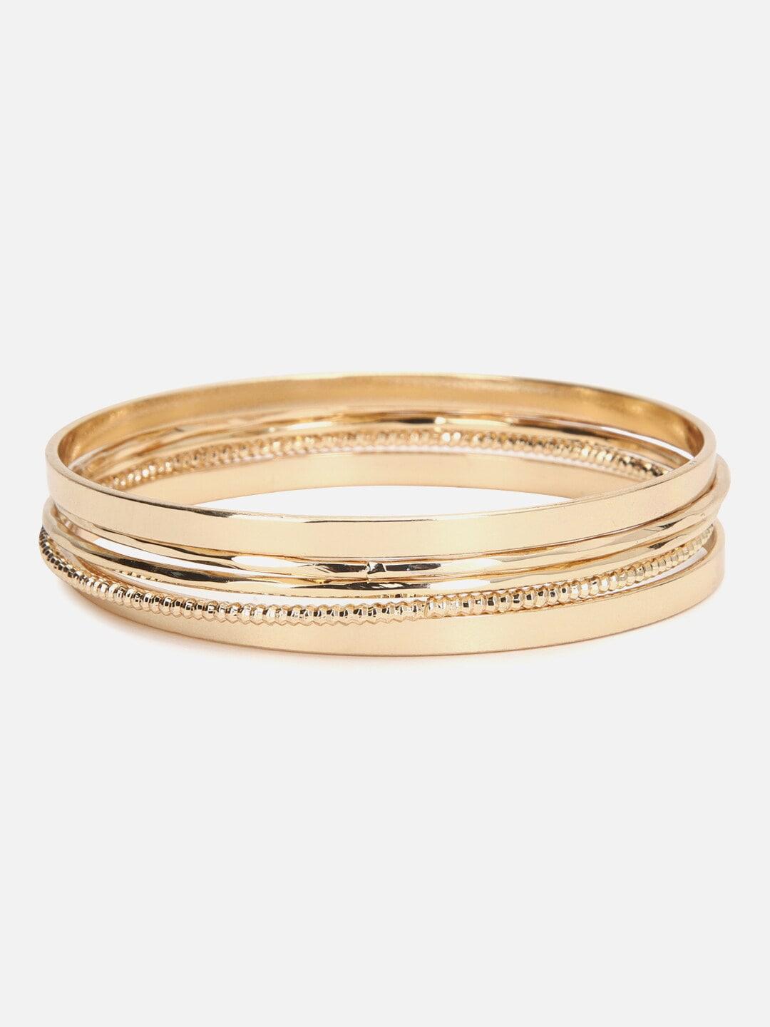 forever-21-women-5-gold-toned-kada-bracelet