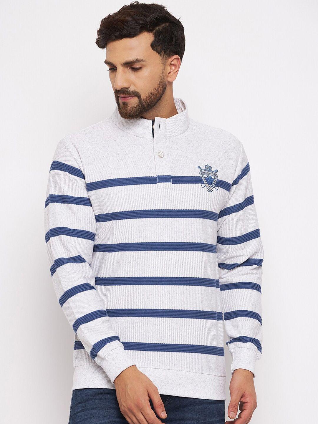 duke-men-white-striped-fleece-sweatshirt