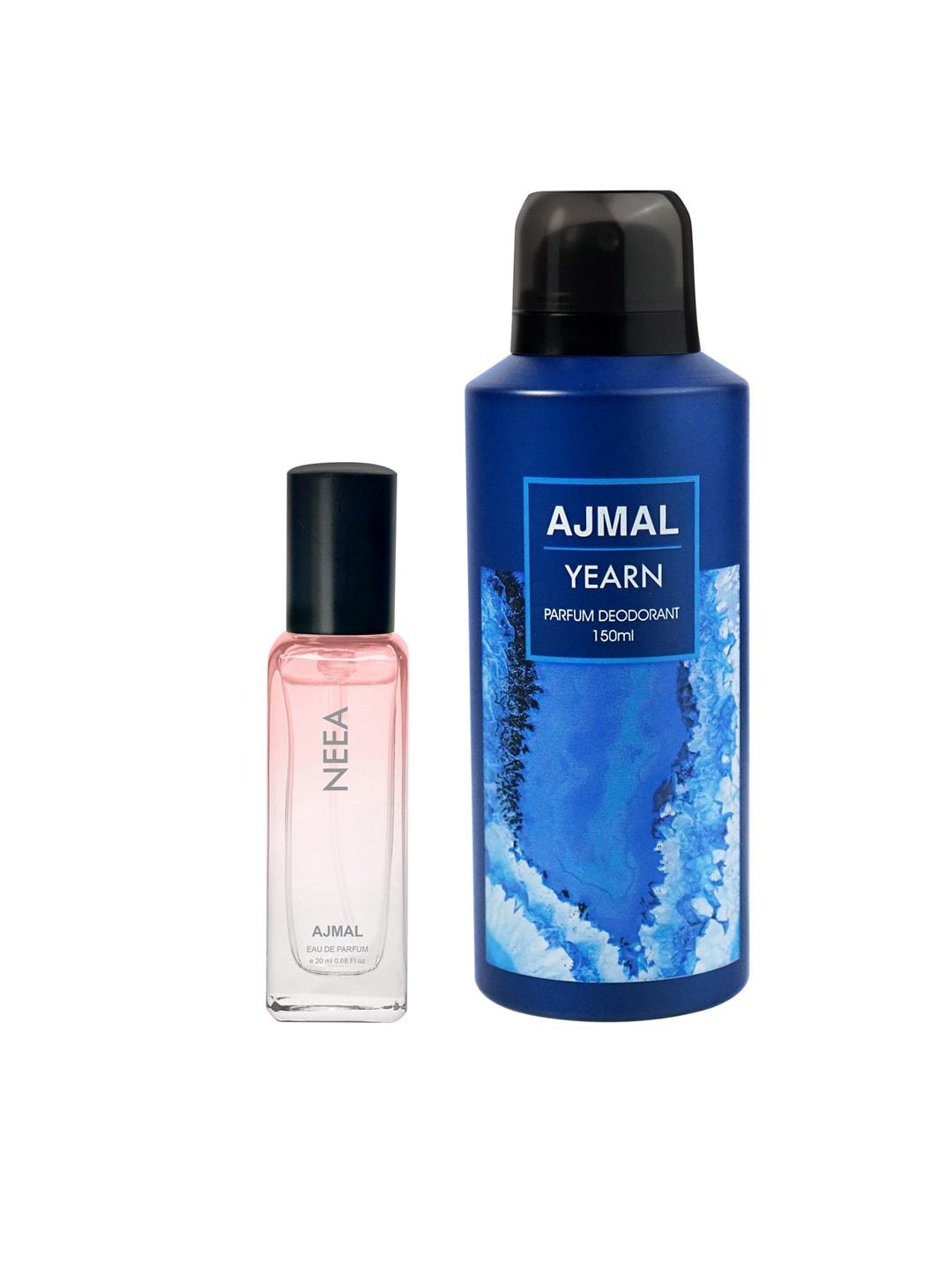 Ajmal Set of Neea Eau De Parfum - 20 ml & Yearn Deodorant Spray - 150 ml