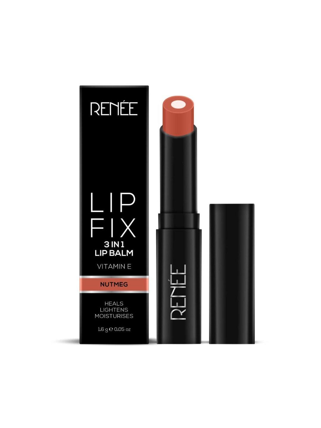 Renee Lip Fix 3-in-1 Lip Balm with Vitamin E - Nutmeg 02