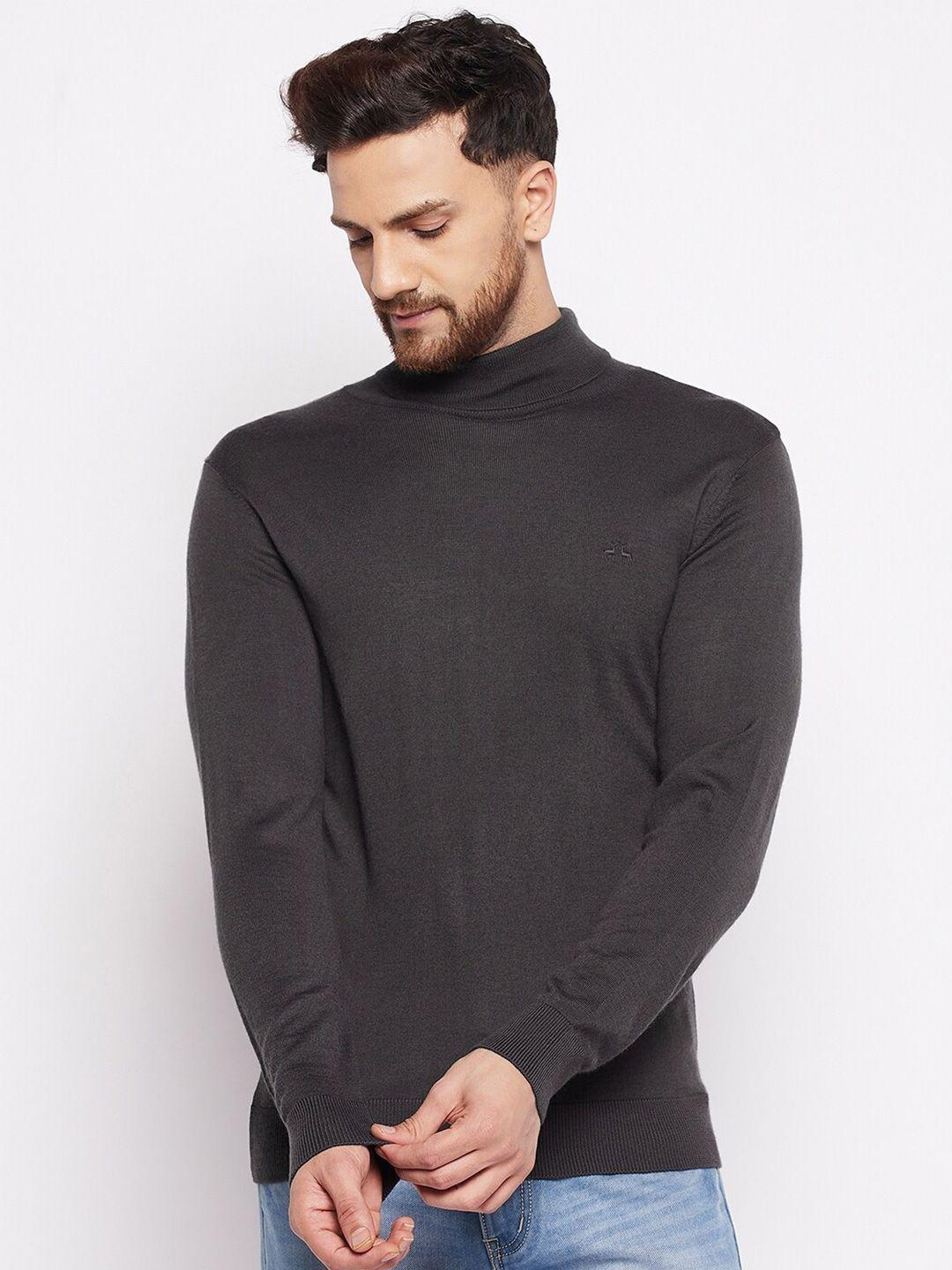 98 Degree North Men Turtle Neck Long Sleeves Wool Pullover
