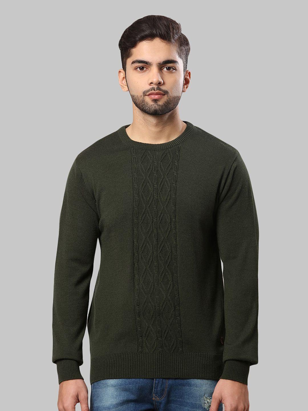 Raymond Men Cable Knit Acrylic Pullover