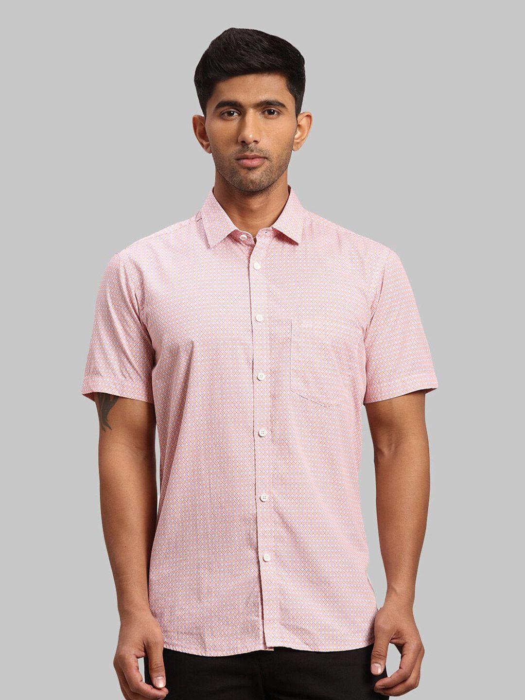 colorplus-men-tailored-fit-printed-cotton-casual-shirt