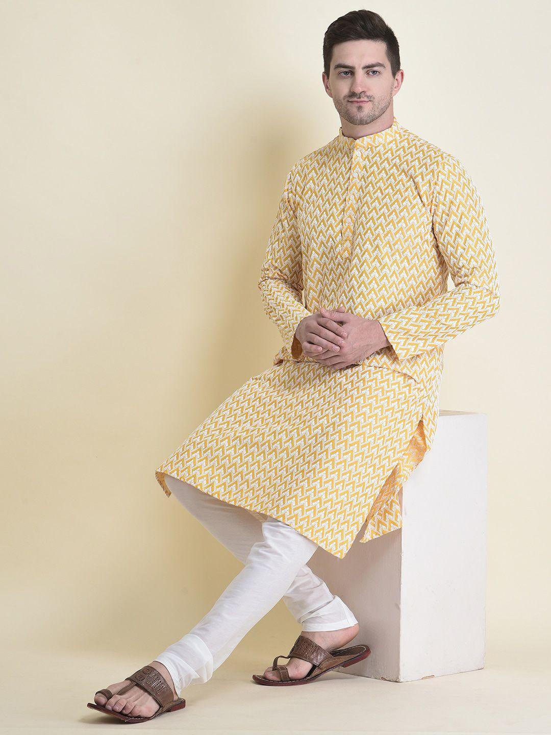 tabard-men-embroidered-thread-work-pure-cotton-kurta-with-pyjama-set