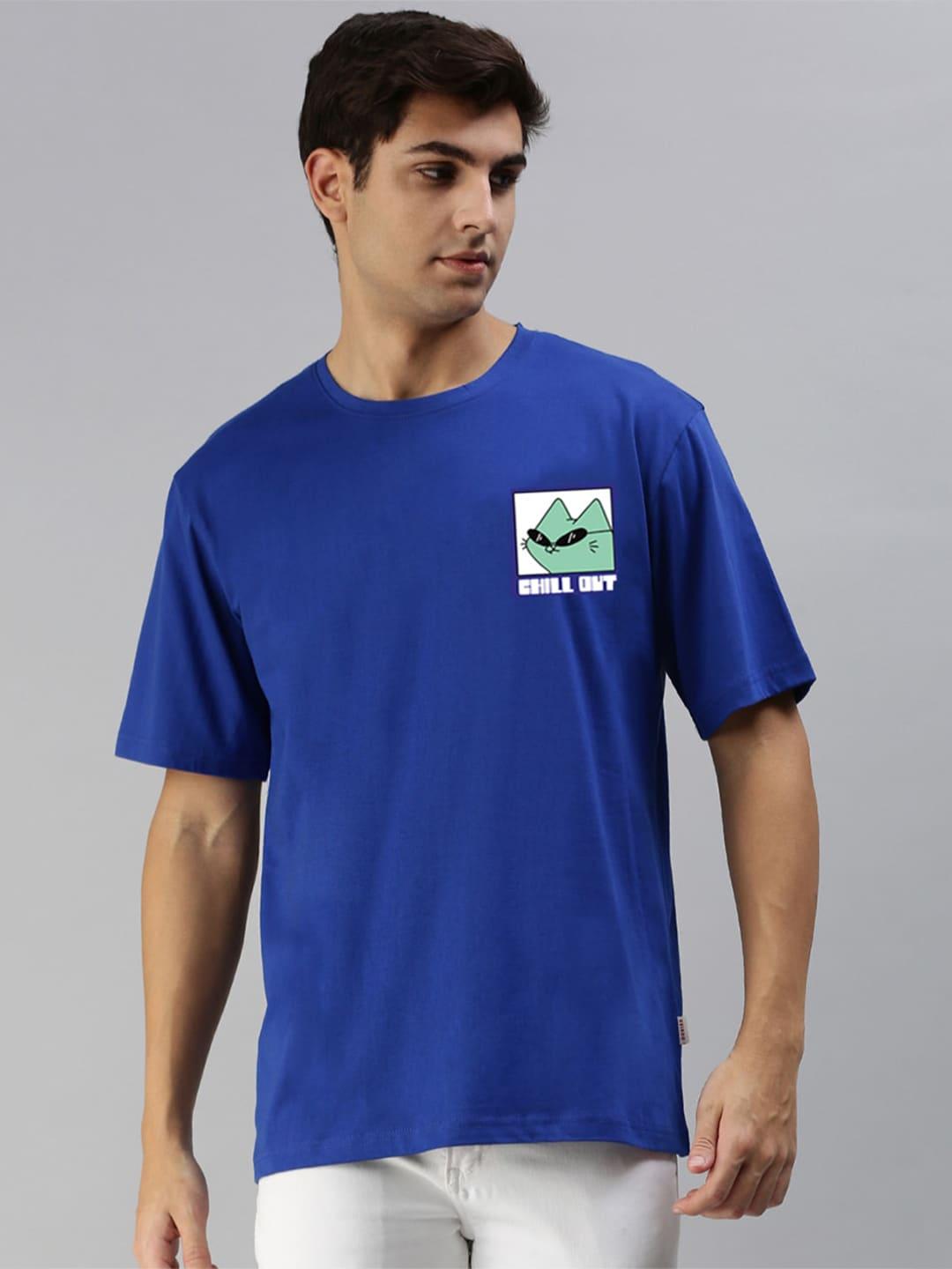 VEIRDO Men Cotton T-shirt