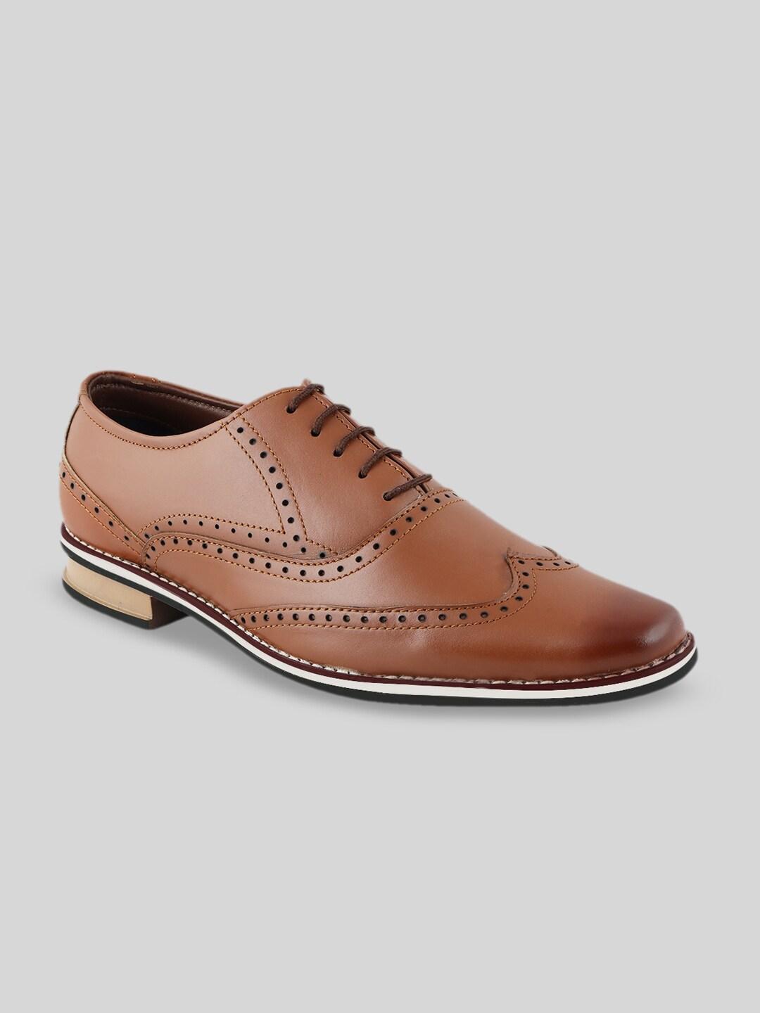 WELBAWT Men Leather Formal Brogues Shoes