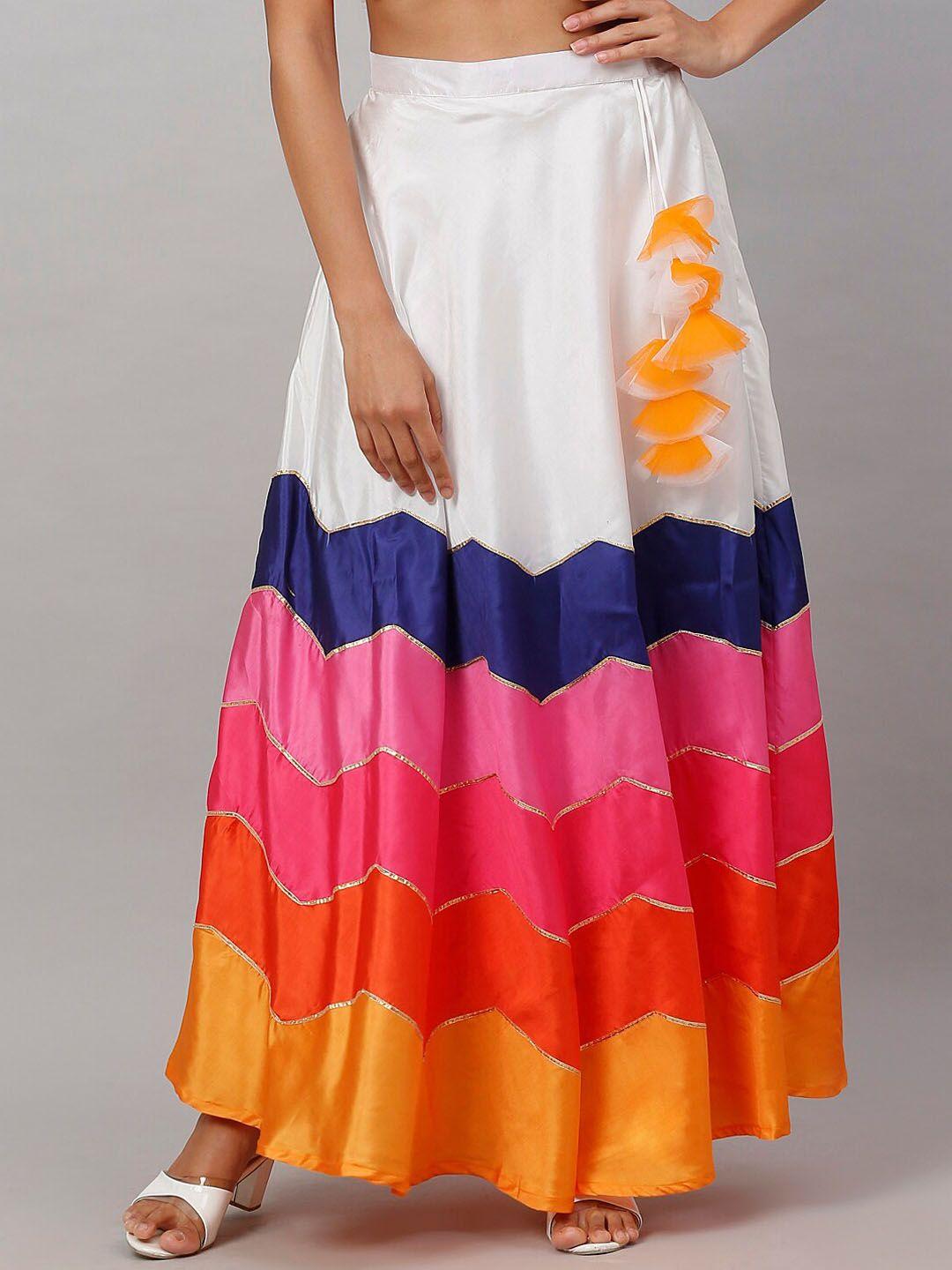neudis-women-colourblocked-printed-maxi-leganga-skirt