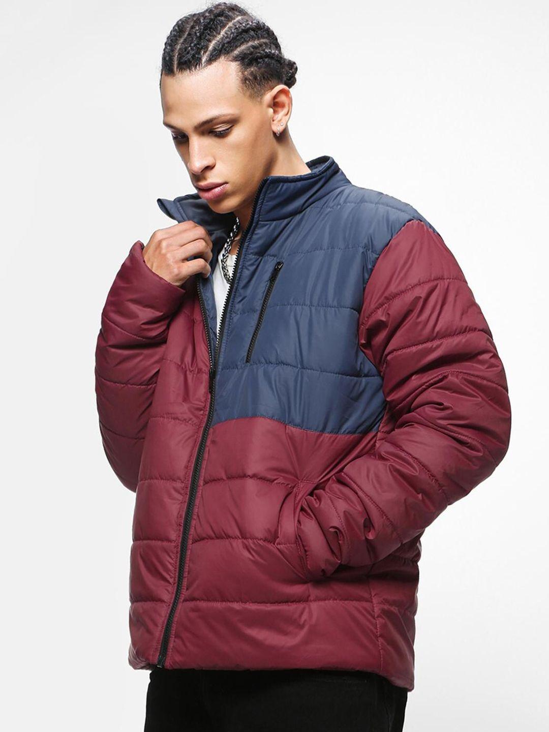 bewakoof-men-colourblocked-insulator-padded-jacket