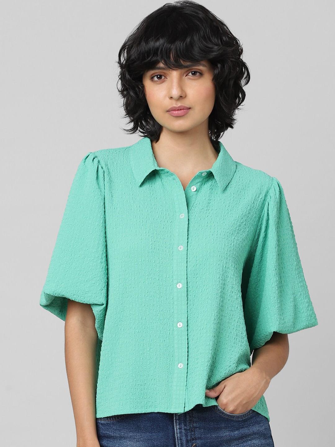 only-spread-collar-casual-shirt