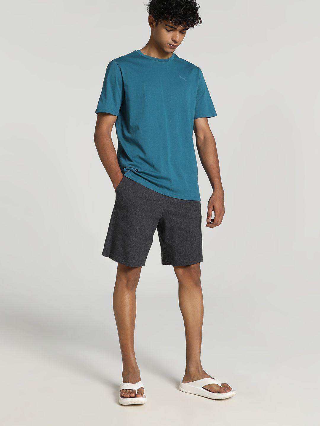 Puma Basic Round Neck T-Shirt & Shorts Set