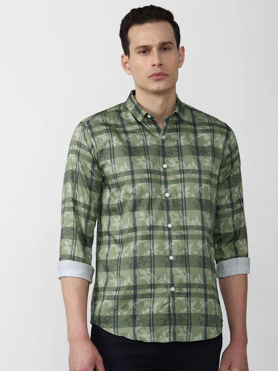 v-dot-men-cotton-slim-fit-tartan-checks-checked-casual-shirt