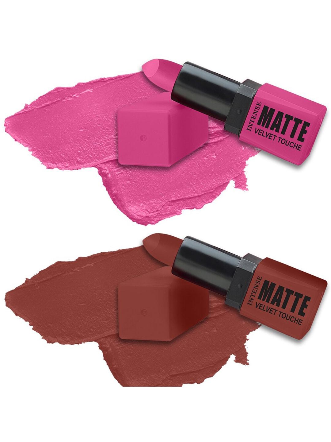 ForSure Set of 2 Intense Matte Velvet Touche Long Lasting Lipsticks 3.5g Each - 309 & 308